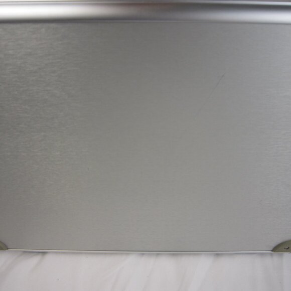 Vanguard Silver Aluminum Lock Briefcase with Two Keys 18" x 13" x 3" - Picture 9 of 16